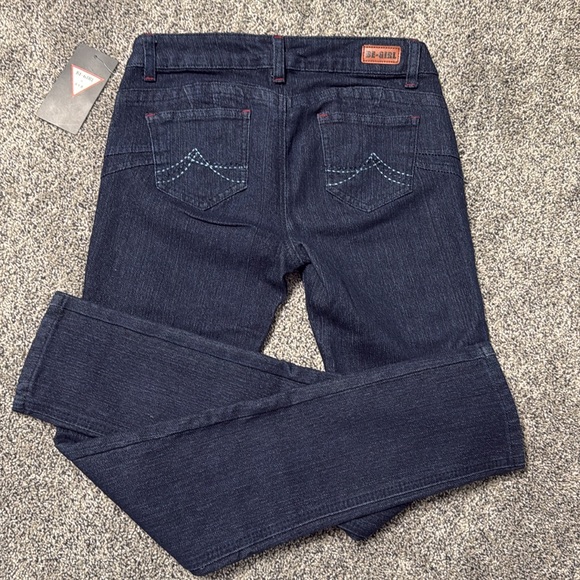 Dark Indigo Sweep-Trim Skinny Jeans, 5/6 - Picture 6 of 7